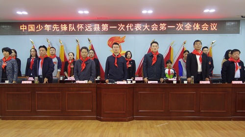 中国少年先锋队怀远县第一次代表大会召开
