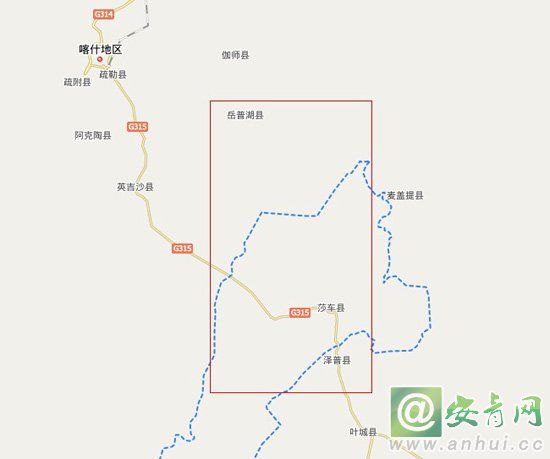 新疆地区再次发生地震,据新华社电,12月1日20点48分,喀什莎车县发生5.图片